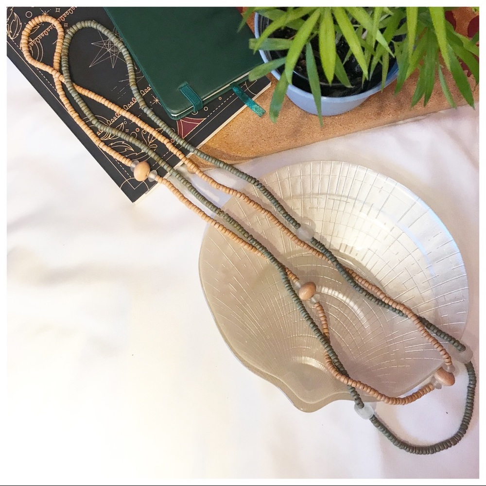 Pair of Vintage Long Beaded Necklaces